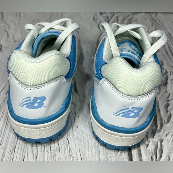 New Balance 550 BB550LSB Mens 6 White Leather Lifestyle Sneakers Shoes Pre Owned main image 7
